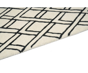Alfombra BROOKLYN BLACK (Colección Hecha a Mano)